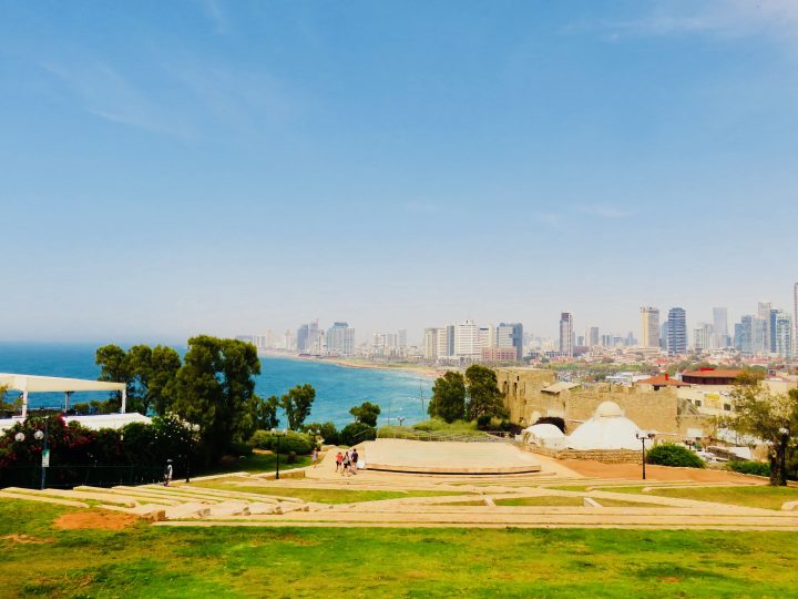 Lookout Old Jaffa for blog Neighbourhoods in Tel Aviv Israel; Tel Aviv City Trip Travel Blog Inspirations