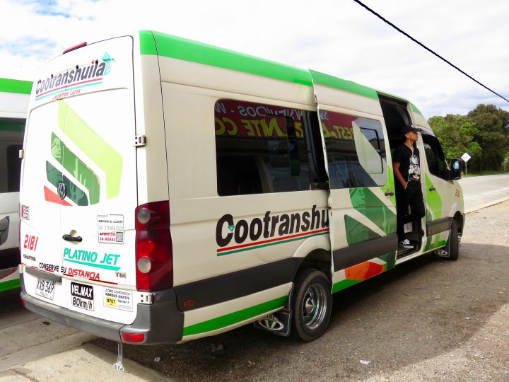 Cootranshuilla Transport in Colombia; Colombia Travel Blog Inspirations