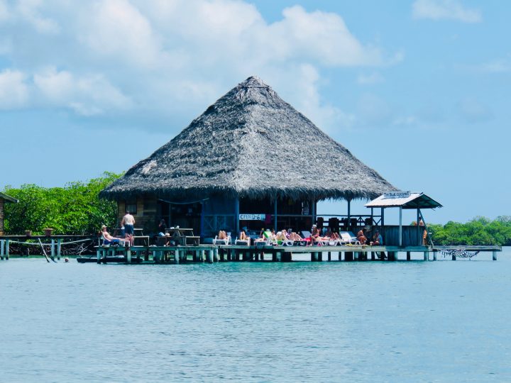 Chilling at Blue Coconut restaurant on Bocas del Toro Panama; Panama Travel Blog Inspirations