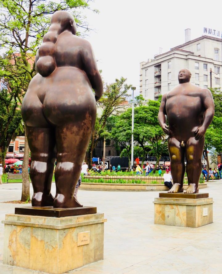 Botero sculptures in Medellín Colombia; Colombia Travel Blog Inspirations