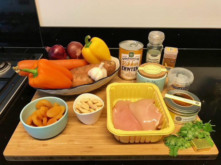 Ingredients Orange Tajine Dinner Meal; Healthy Food recipes and inspirations Blog