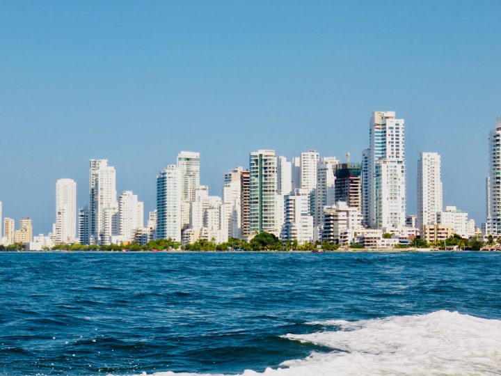 Skyline of New Cartagena in Cartagena Colombia; Colombia Travel Blog Inspirations