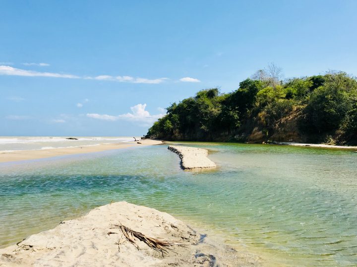 River meets ocean near Palomino Colombia; Colombia Travel Blog Inspirations