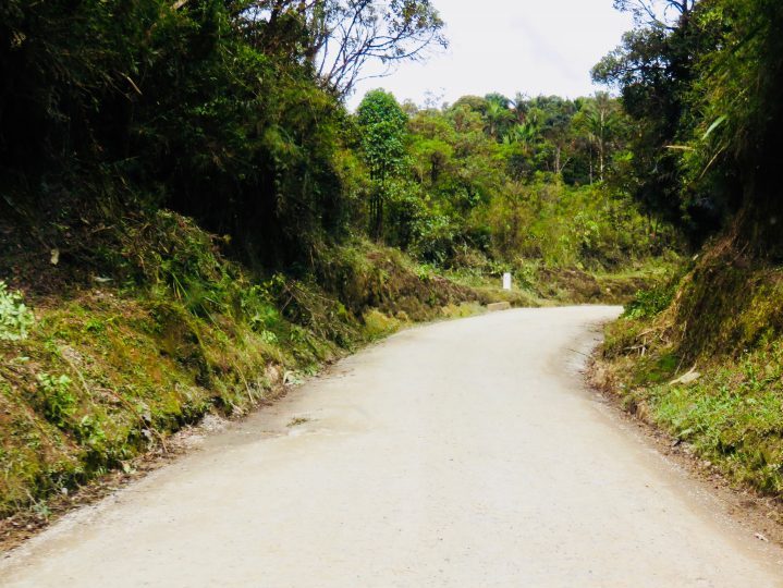 Unpaved road to Poyayán Colombia; Colombia Travel Blog Inspirations