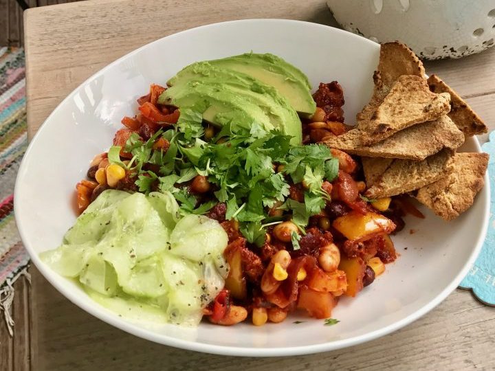 Mexican Style Bean Platter