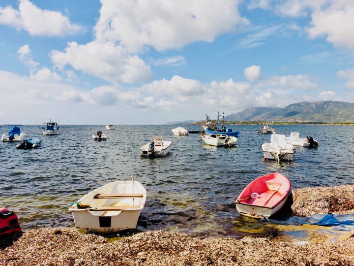 Boats in Pula in South Sardinia, Sardinia Travel Blog Inspirations