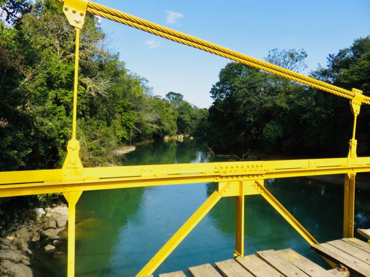 Yellow Bridge at Semuc Champey Guatemala, Guatemala Travel Blog