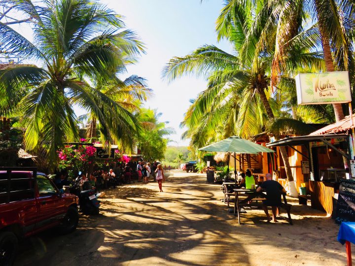 Main street in La Punta Puerto Escondido Mexico, Mexico Travel Blog Inspirations