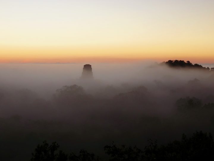 Mysterious Sunrise at the archaeological site Tikal Guatemala, Guatemala Travel Blog