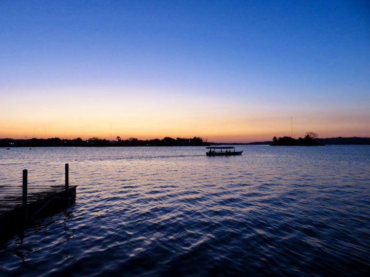 Sunset at Flores Guatemala, Guatemala Travel Blog