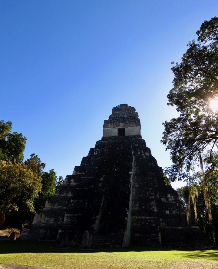 The front of Templo I at the archaeological site Tikal Guatemala, Guatemala Travel Blog