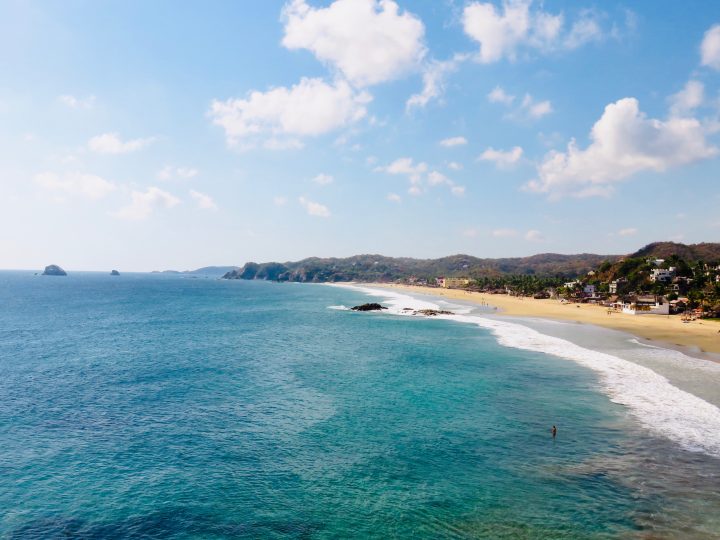 Zipolite beach near Puerto Escondido Mexico, Mexico Travel Blog Inspirations