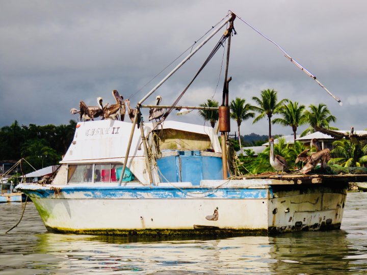 Fisher boat in Lívingston Guatemala, Guatemala Travel Blog