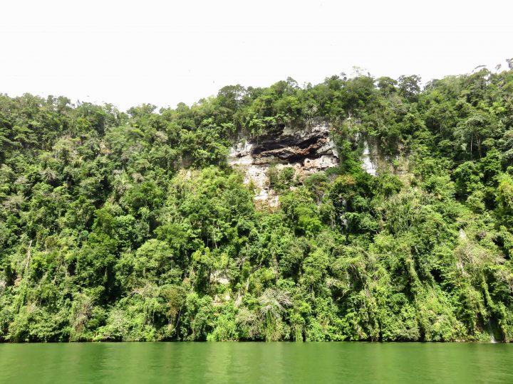 With the boat on the Río Dulce Guatemala, Guatemala Travel Blog