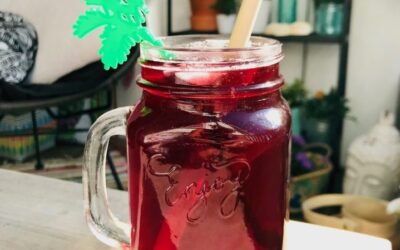 Agua de Jamaica: Fresh Hibiscus Flower Drink