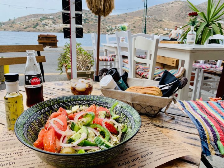 Restaurant Allo on Ios Greece, Greek Cyclades Travel Blog