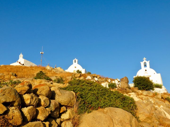 Church Walk to top of Ios Greece, Greek Cyclades Travel Blog