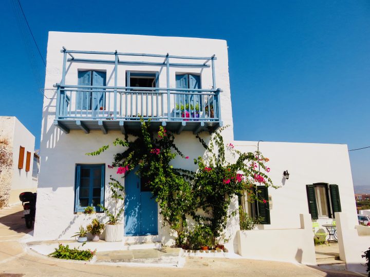 Typical Houses in Trypiti Milos Greece, Greek Cyclades Travel Blog