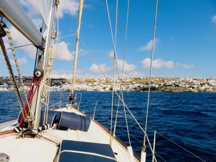 Sailing from Mykonos to Delos Greece, Greek Cyclades Travel Blog