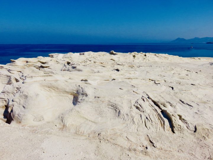 Sarakiniko rock formations at Milos Greece, Greek Cyclades Travel Blog