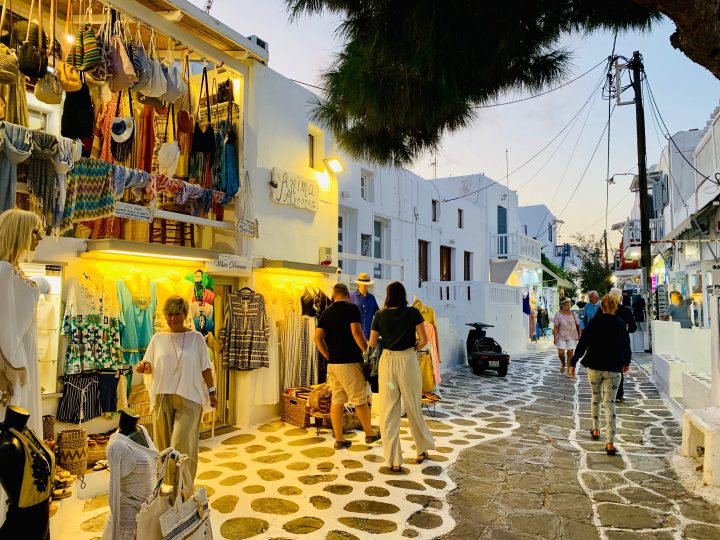 Streets of Mykonos Greece, Greek Cyclades Travel Blog