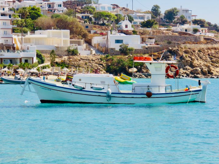 Water Taxi transport Mykonos Greece, Greek Cyclades Travel Blog