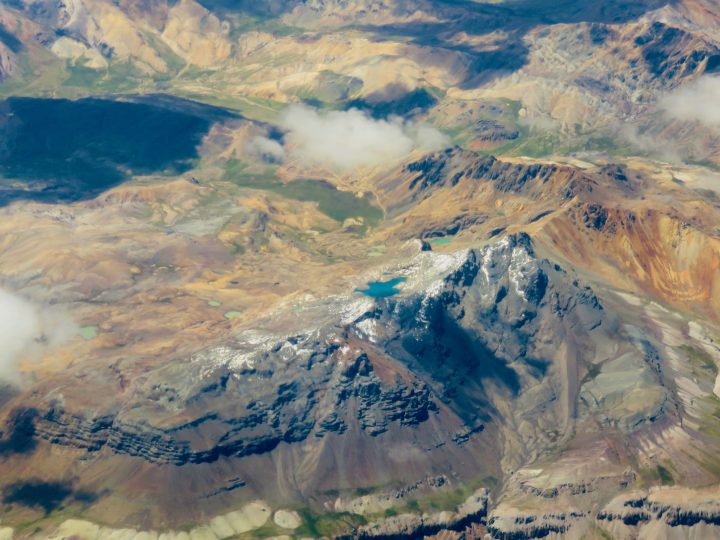 Plane view from Cusco to Lima Peru, Travel Blog Peru