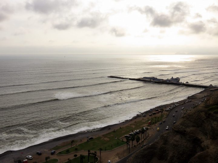 Surf at Waikiki Miraflores Lima Peru, travel blog Peru