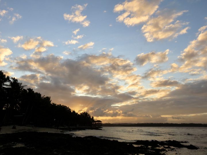 Sunset Cloud Nine Siargao Philippines Travel Blog