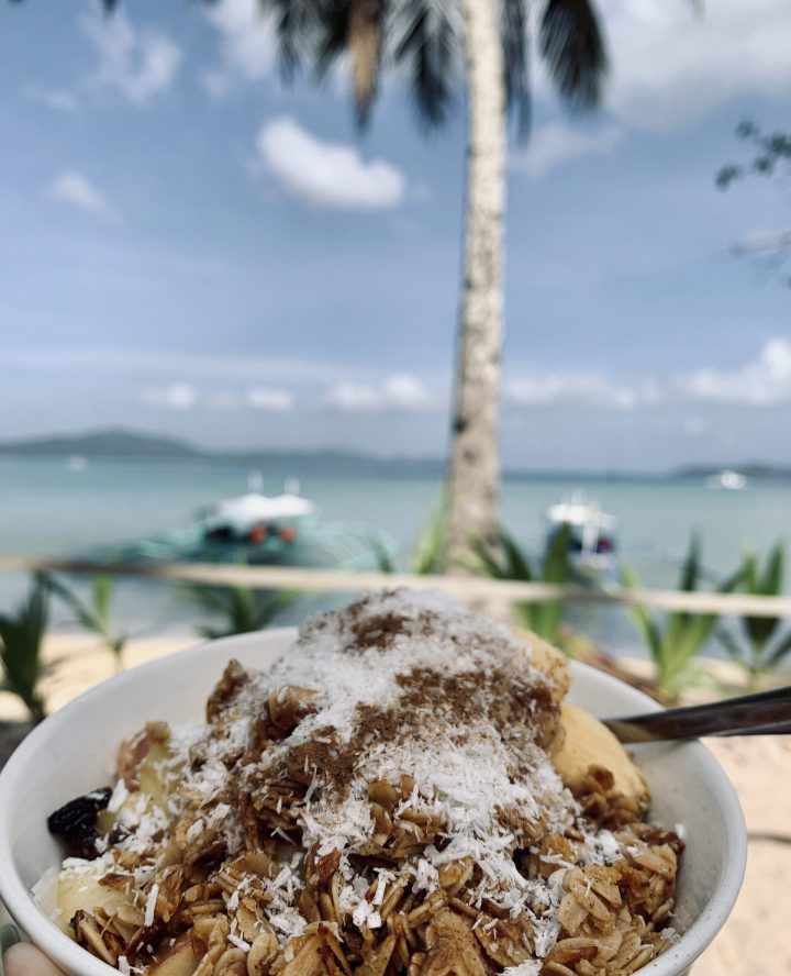 Deep Moon Oatmeal Breakfast Port Barton Palawan Philippines Travel Blog