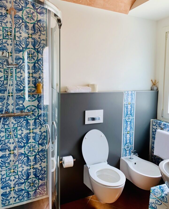 Bathroom Ceramic Casa Turrisi Taormina East Sicily Italy Travel Blog Inspirations