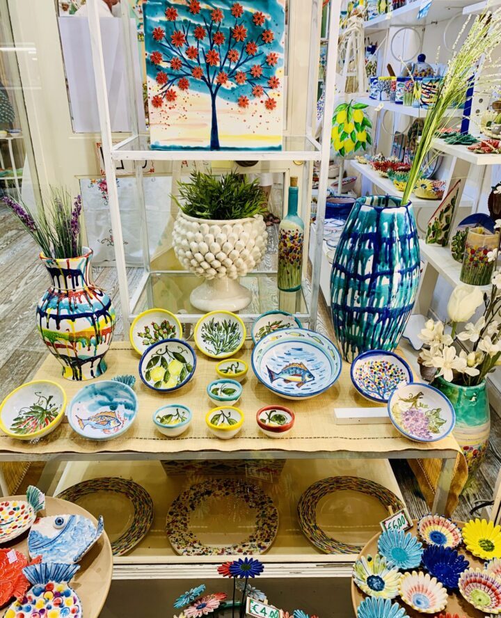 Ceramic shopping Taormina East Sicily Italy Travel Blog Inspirations