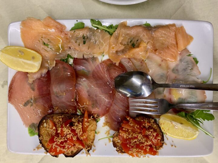 Antipasti fish Le Vele Trapani West Sicily Italy Travel Blog