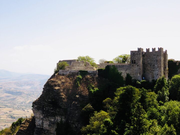 Castle of Venus view Erice Northwest Italy Travel Blog