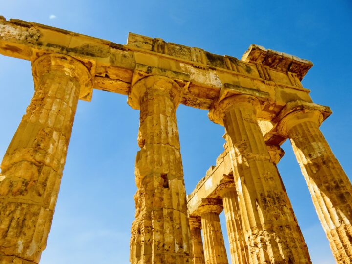 Close up Temple Selinunte South Sicily Italy Travel Blog