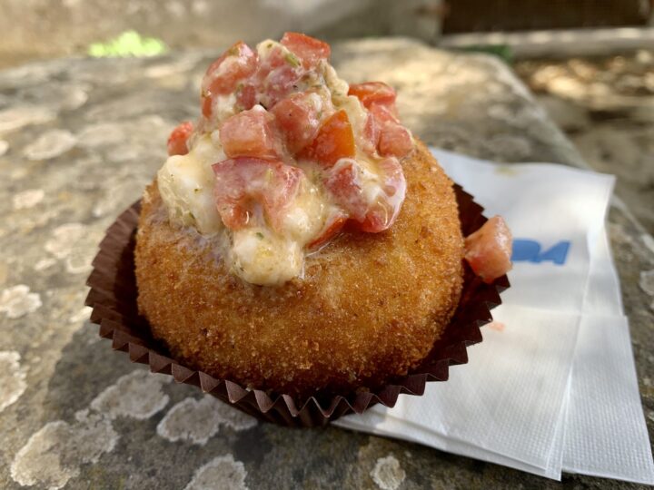 La Tonda Fritta Arancini Erice Northwest Italy Travel Blog