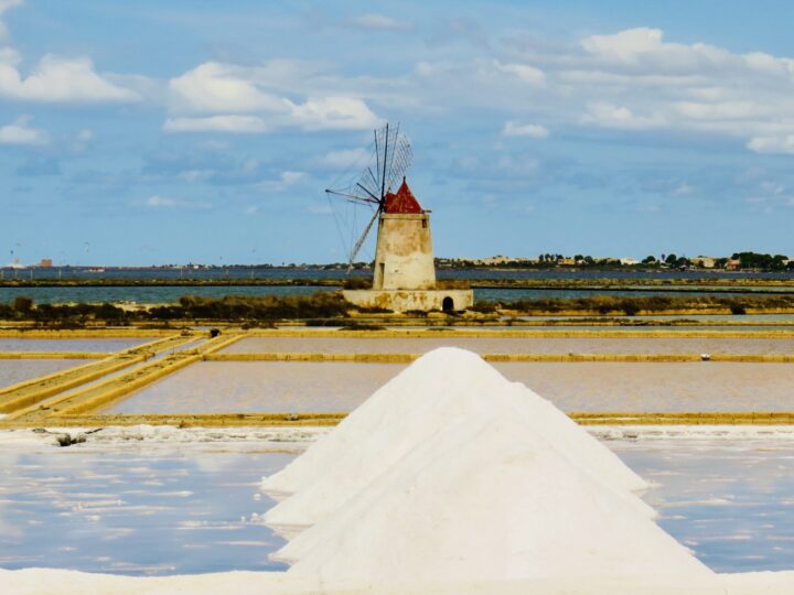 Salt Fields Windmill Stagnone di Marsala West Sicily Italy Travel Blog