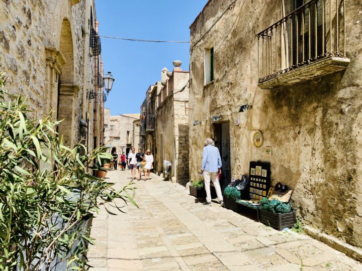 Steets of Erice Northwest Italy Travel Blog