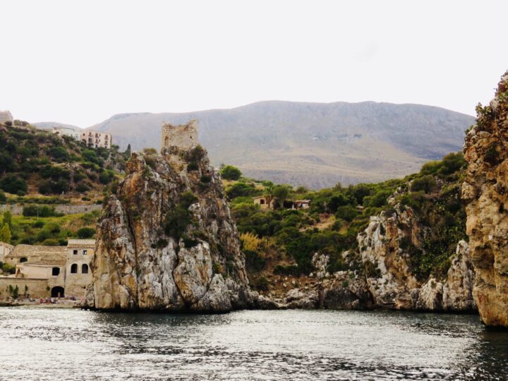 Tower of Faraglioni di Scopello Riserva Naturale dell Zingaro Northwest Italy Travel Blog