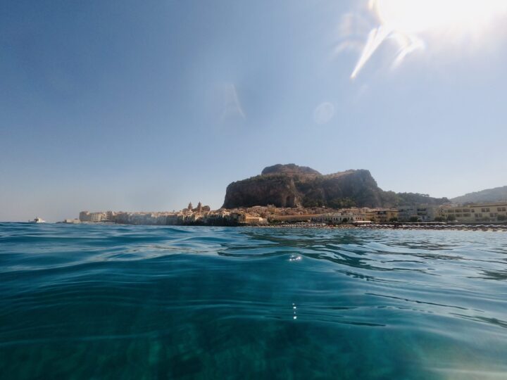 Cefalù from the water Cefalù Tyrrhenian Coast North Sicily Italy Travel Blog