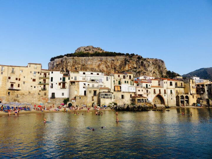 Public Beach Cefalú Tyrrhenian Coast North Sicily Italy Travel Blog