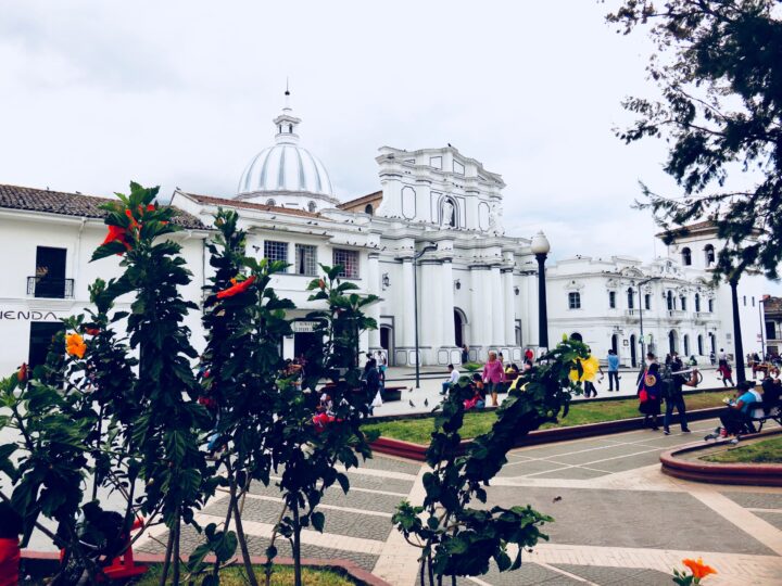 Parque Caldas in Colonial Poyayán Colombia; Colombia Travel Blog Inspirations