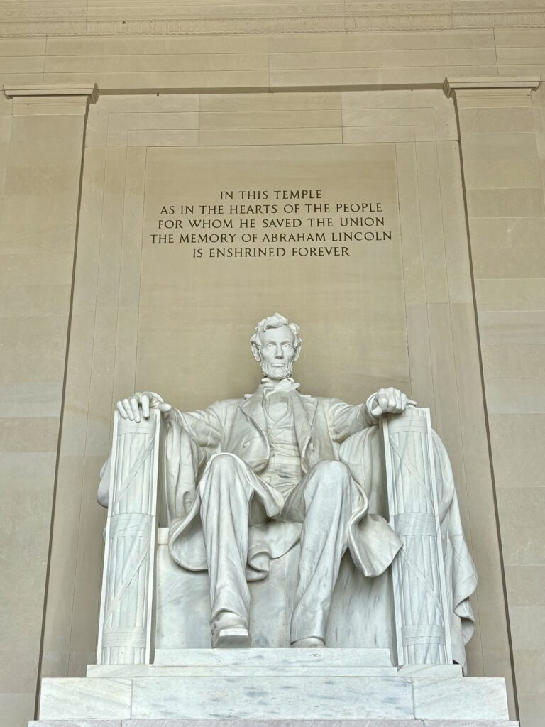 Abraham Lincoln Memorial Statue Washington DC City Trip US