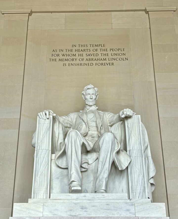 Abraham Lincoln Memorial Statue Washington DC City Trip US