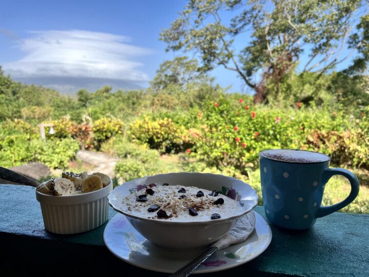 Breakfast view El Encanto Isla Ometepe Nicaragua Travel Tips and Inspirations