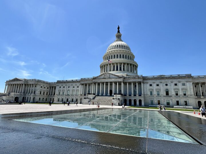 Capitol Ouside Overview Washington DC City Trip Travel USA