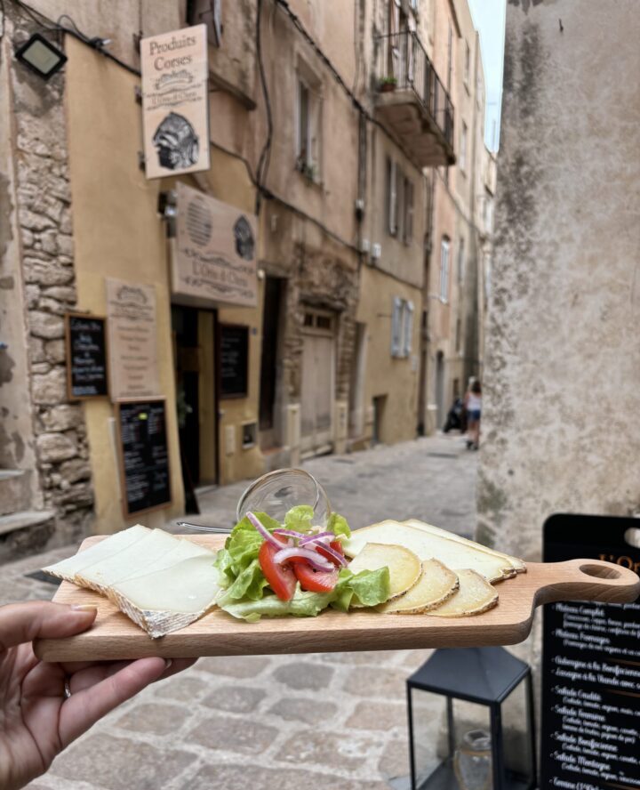 Cheese Plater Bonifacio Southeast Corsica Travel blog Corsica France