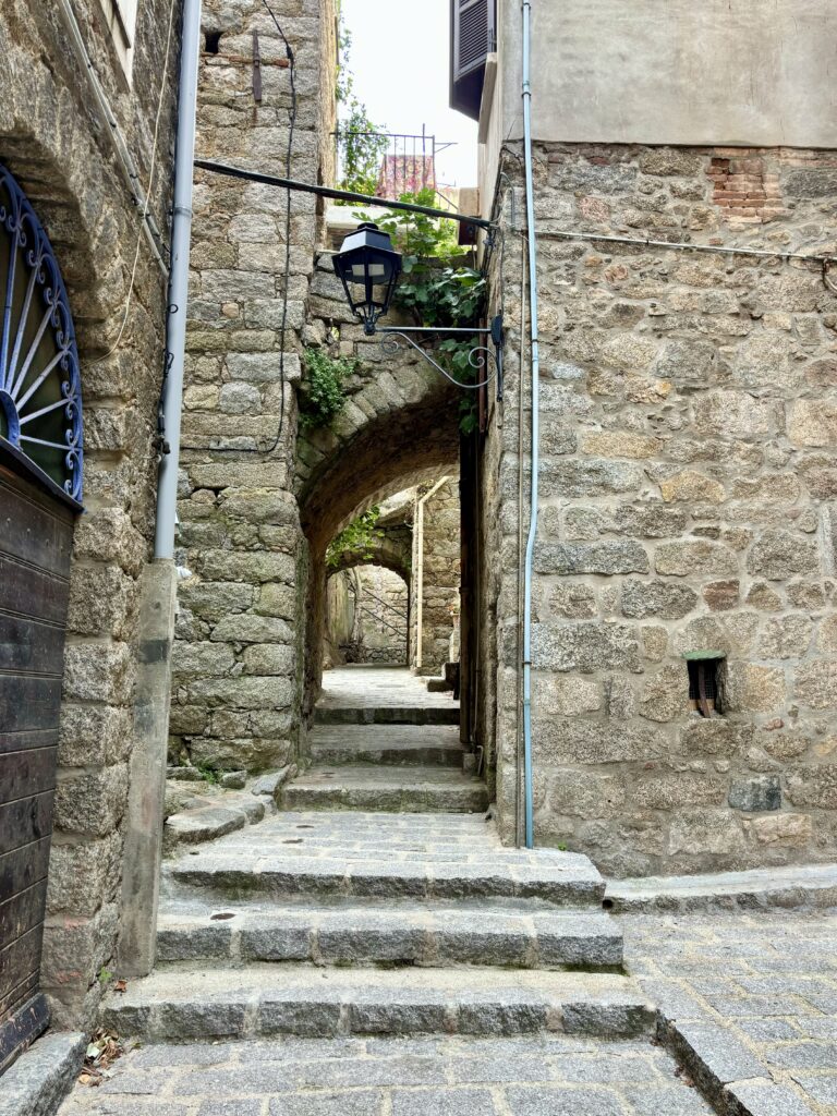 Historical streets Corsica Travel blog France