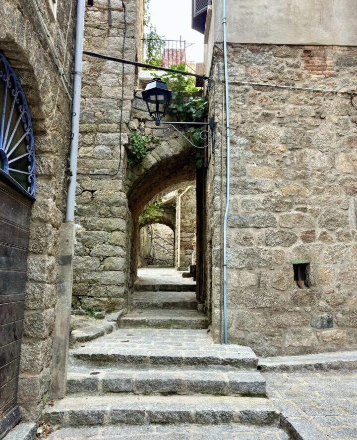 Historical streets Corsica Travel blog France