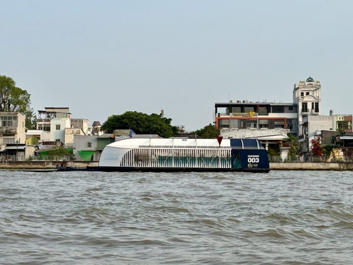 Interceptor Ocean Cleanup Mekong Delta Can Tho Travel Blog Vietnam Asia